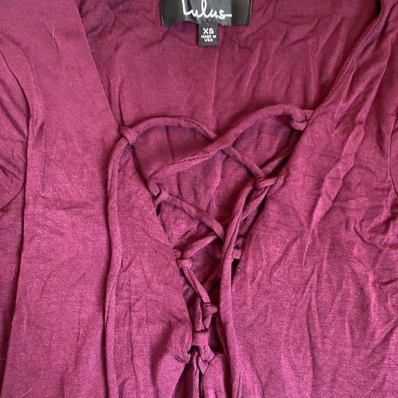 🥀 LULUS LONG SLEEVE DRESS - Picture 2 of 4